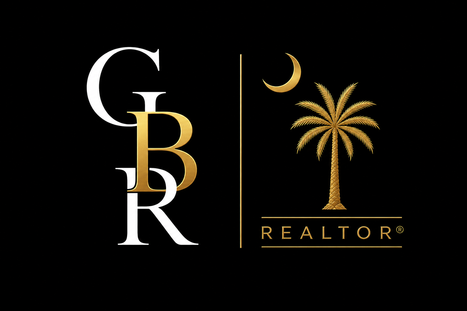 GBR REALTOR logo with South Carolina palmetto and crescent